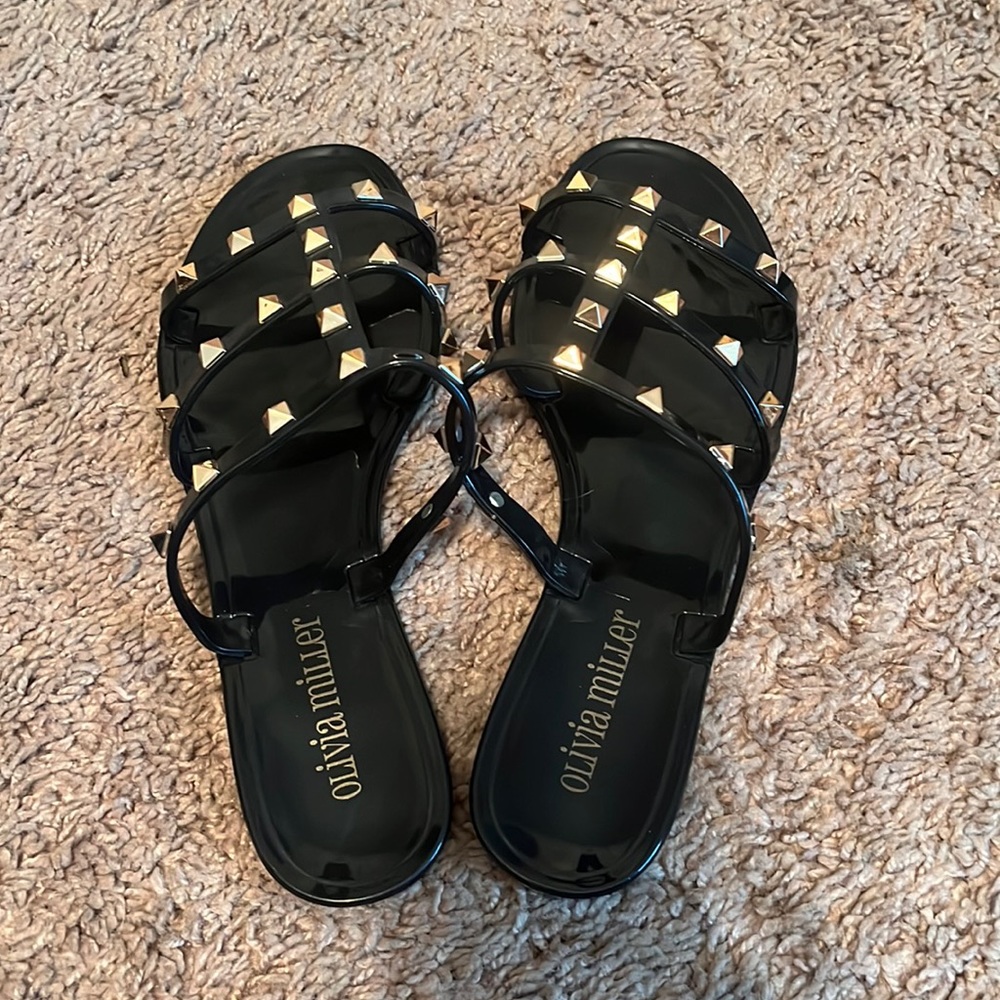 Slip on Sandals with Studs
